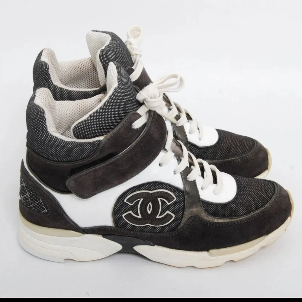 100%AUTHENTIC CHANEL Sneakers sz 36.5 - Picture 7 of 8